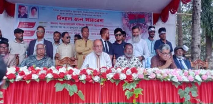 পিরোজপুরে দ্রব্যমূল্য বৃদ্ধির প্রতিবাদ ও দ্রুত নির্বাচনের দাবিতে বিএনপির সমাবেশ